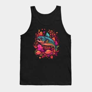 Salmon Halloween Tank Top